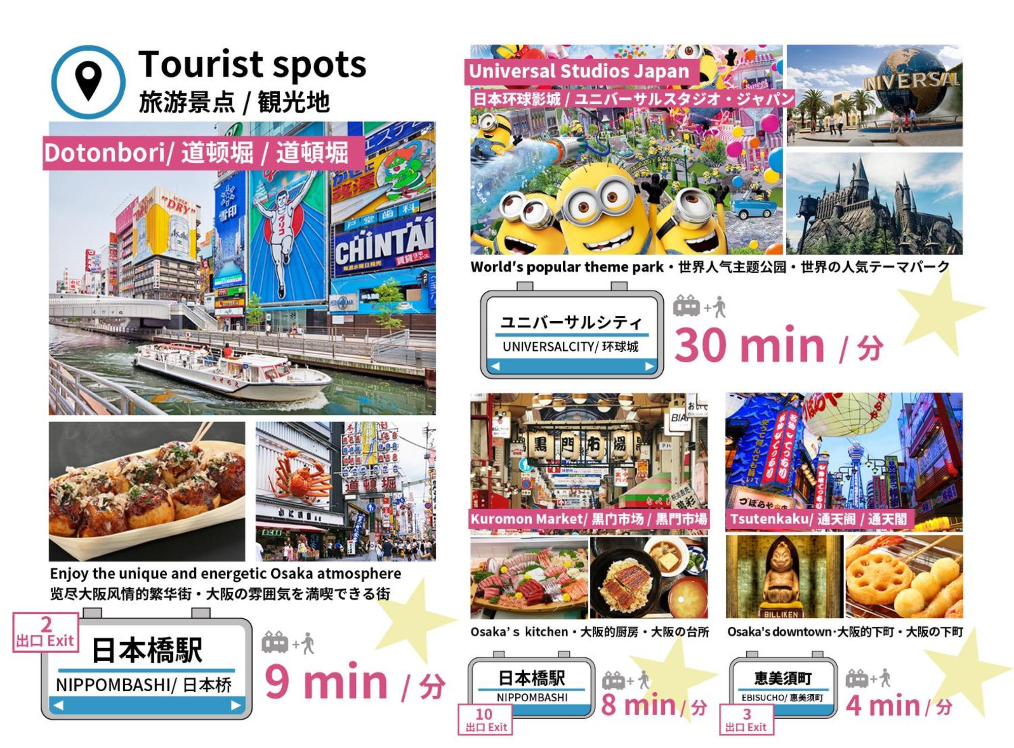 Bijou Suites Ai Osaka Exteriör bild